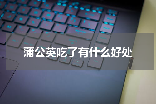 蒲公英吃了有什么好处