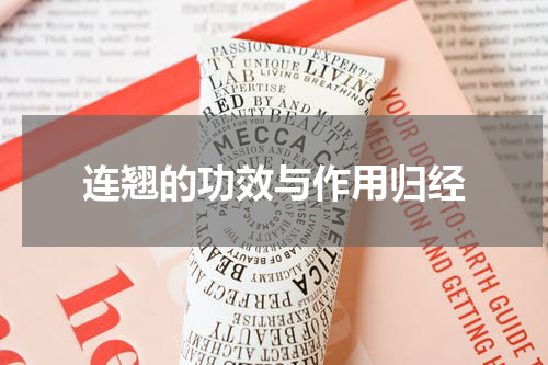连翘的功效与作用归经