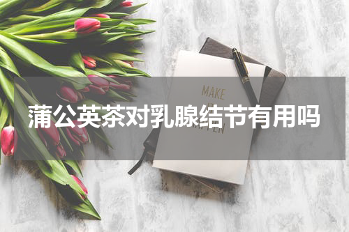 蒲公英茶对乳腺结节有用吗