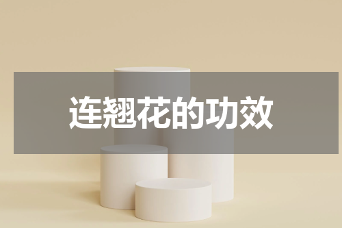 连翘花的功效