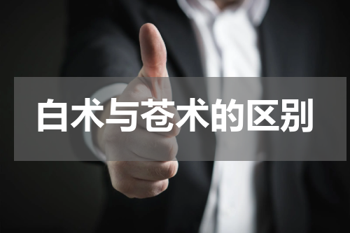 白术与苍术的区别