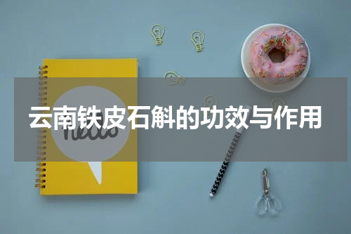 云南铁皮石斛的功效与作用
