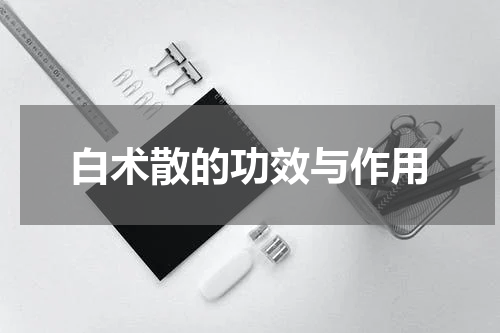 白术散的功效与作用