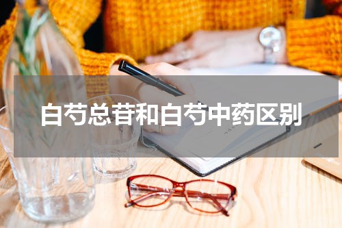 白芍总苷和白芍中药区别