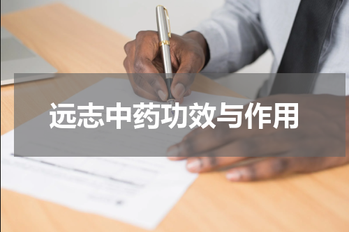 远志中药功效与作用
