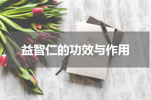 益智仁的功效与作用
