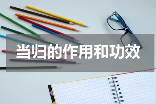 当归的作用和功效