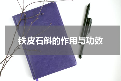 铁皮石斛的作用与功效