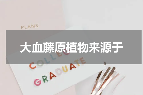 大血藤原植物来源于