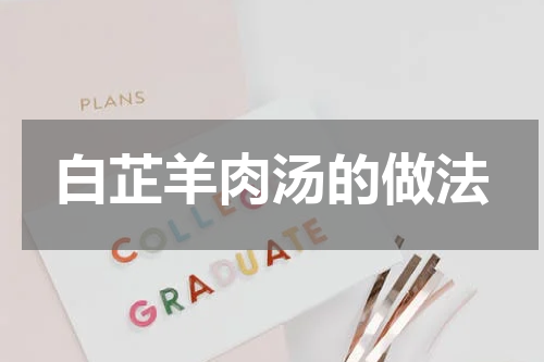 白芷羊肉汤的做法