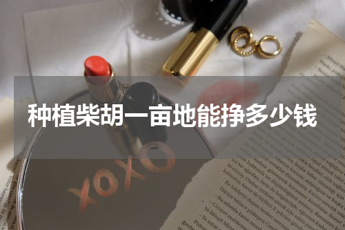 种植柴胡一亩地能挣多少钱