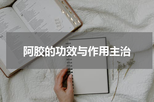 阿胶的功效与作用主治