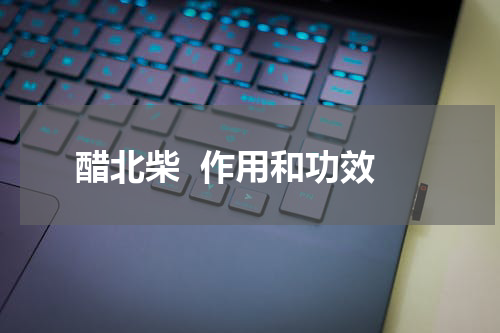 醋北柴  作用和功效