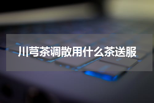 川芎茶调散用什么茶送服