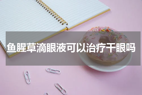 鱼腥草滴眼液可以治疗干眼吗