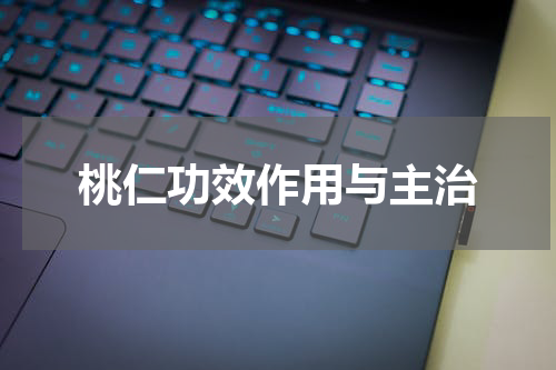 桃仁功效作用与主治