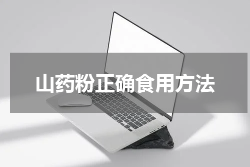 山药粉正确食用方法