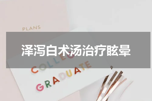 泽泻白术汤治疗眩晕