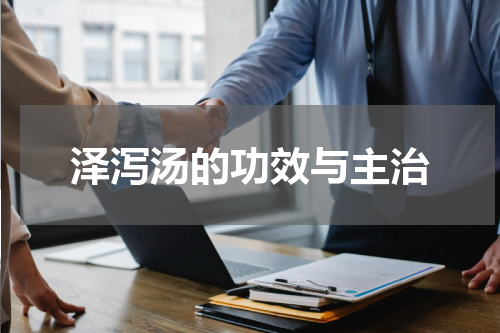 泽泻汤的功效与主治