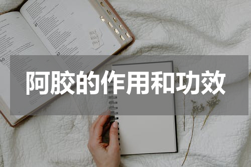 阿胶的作用和功效