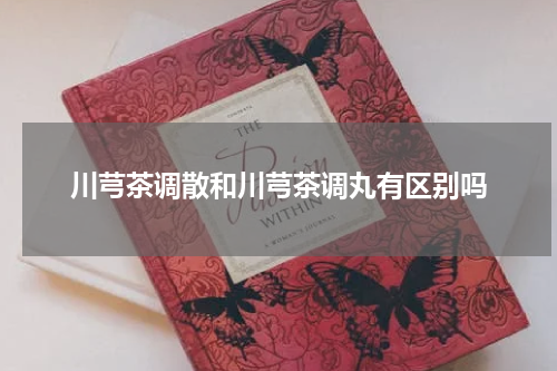 川芎茶调散和川芎茶调丸有区别吗