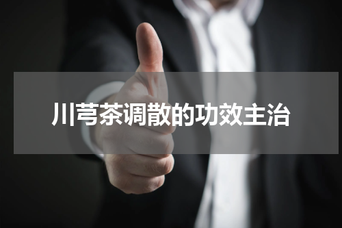 川芎茶调散的功效主治
