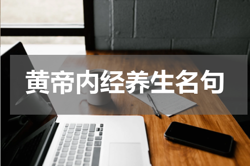 黄帝内经养生名句