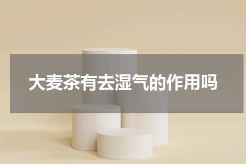 大麦茶有去湿气的作用吗