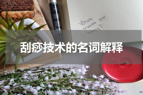 刮痧技术的名词解释