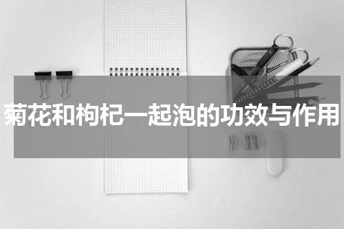 菊花和枸杞一起泡的功效与作用