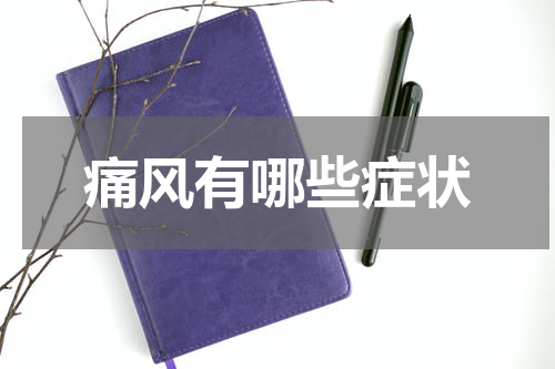 痛风有哪些症状