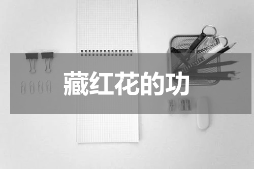 藏红花的功