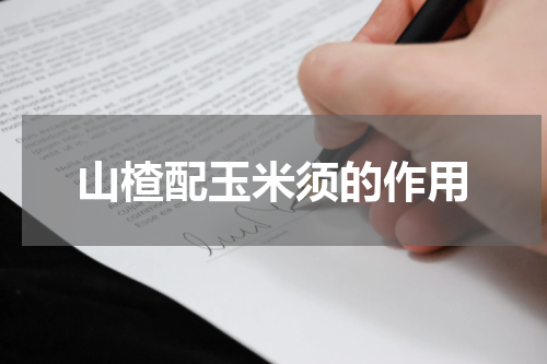 山楂配玉米须的作用