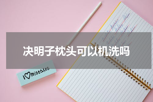 决明子枕头可以机洗吗