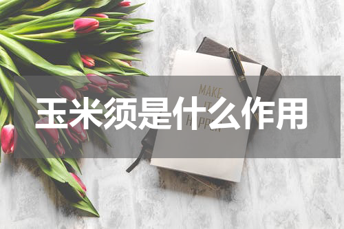 玉米须是什么作用