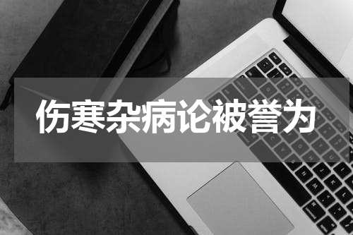 伤寒杂病论被誉为