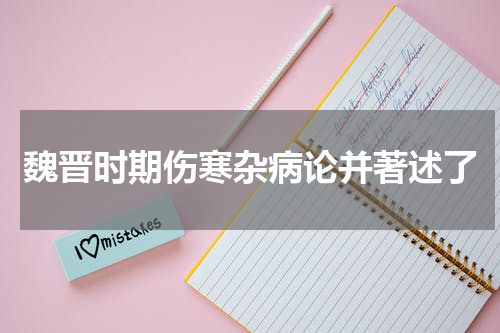 魏晋时期伤寒杂病论并著述了