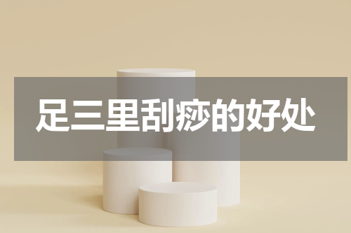 足三里刮痧的好处