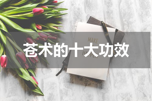 苍术的十大功效