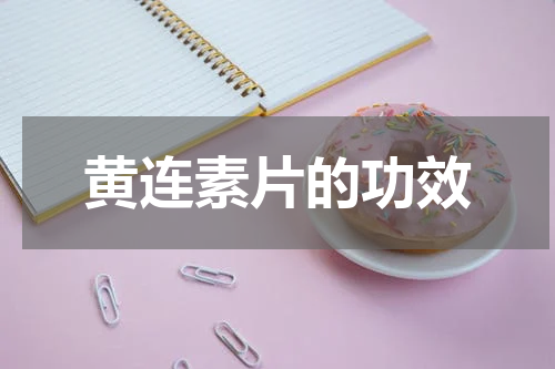 黄连素片的功效