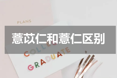 薏苡仁和薏仁区别