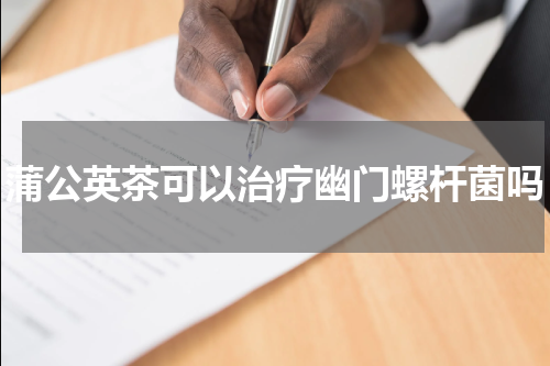 蒲公英茶可以治疗幽门螺杆菌吗