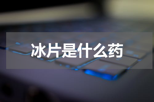 冰片是什么药