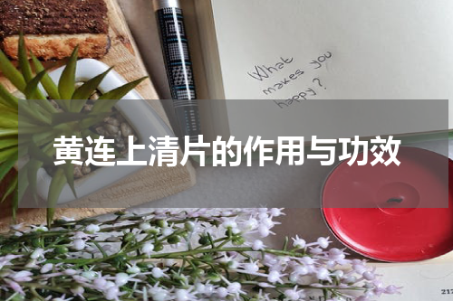 黄连上清片的作用与功效