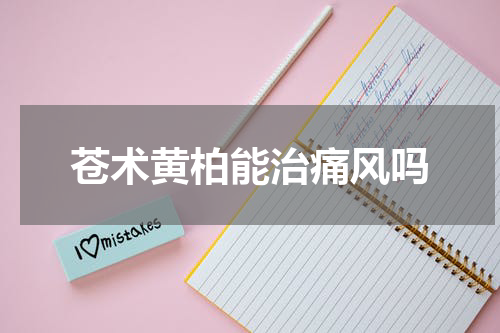 苍术黄柏能治痛风吗