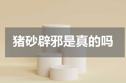 猪砂辟邪是真的吗
