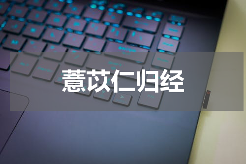 薏苡仁归经