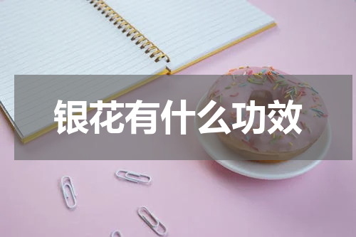 银花有什么功效