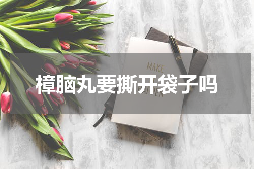 樟脑丸要撕开袋子吗