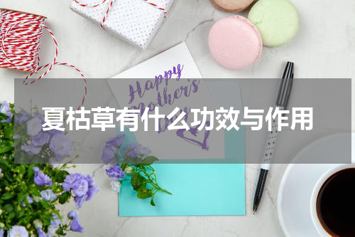 夏枯草有什么功效与作用